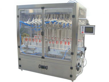 YPC28-A型全自動(dòng)雙排直列式液體罐裝機(jī)